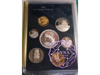 NZ 2005 Proof Set With COA 7 Coins